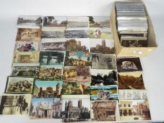 Deltiology - In excess of 400 mainly subject cards with some topographical to include military,