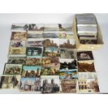Deltiology - In excess of 400 mainly subject cards with some topographical to include military,