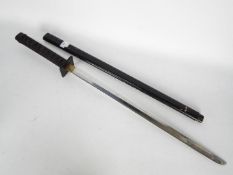 Reproduction katana, 89 cm (l), blade 65 cm.