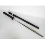 Reproduction katana, 89 cm (l), blade 65 cm.