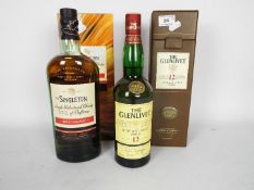 Single Malt Whisky - Two bottles comprising The Singleton Spey Cascade and The Glenlivet 12 y/o,