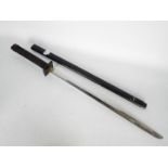 Reproduction katana, 89 cm (l), blade 65