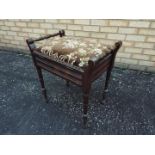 A good quality piano stool with lift up,