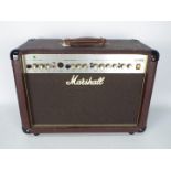 A Marshall AS50R acoustic amplifier.