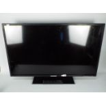 A 40" LCD television by Blaupunkt.