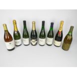 Eight bottles of wine to include Moet & Chandon Brut Imperial.