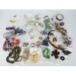 A collection of costume jewellery to inc