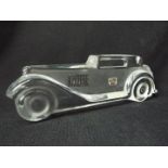 Daum - Relief Series Art Deco style car,