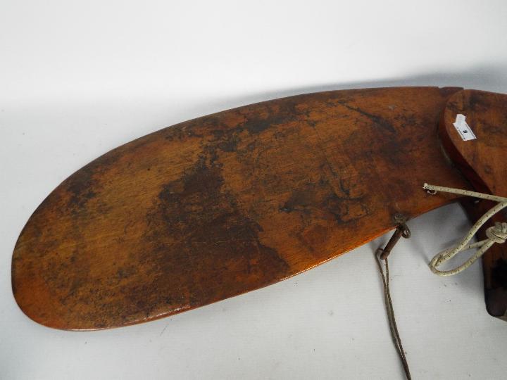 A vintage boat rudder, approximately 106 - Image 3 of 4