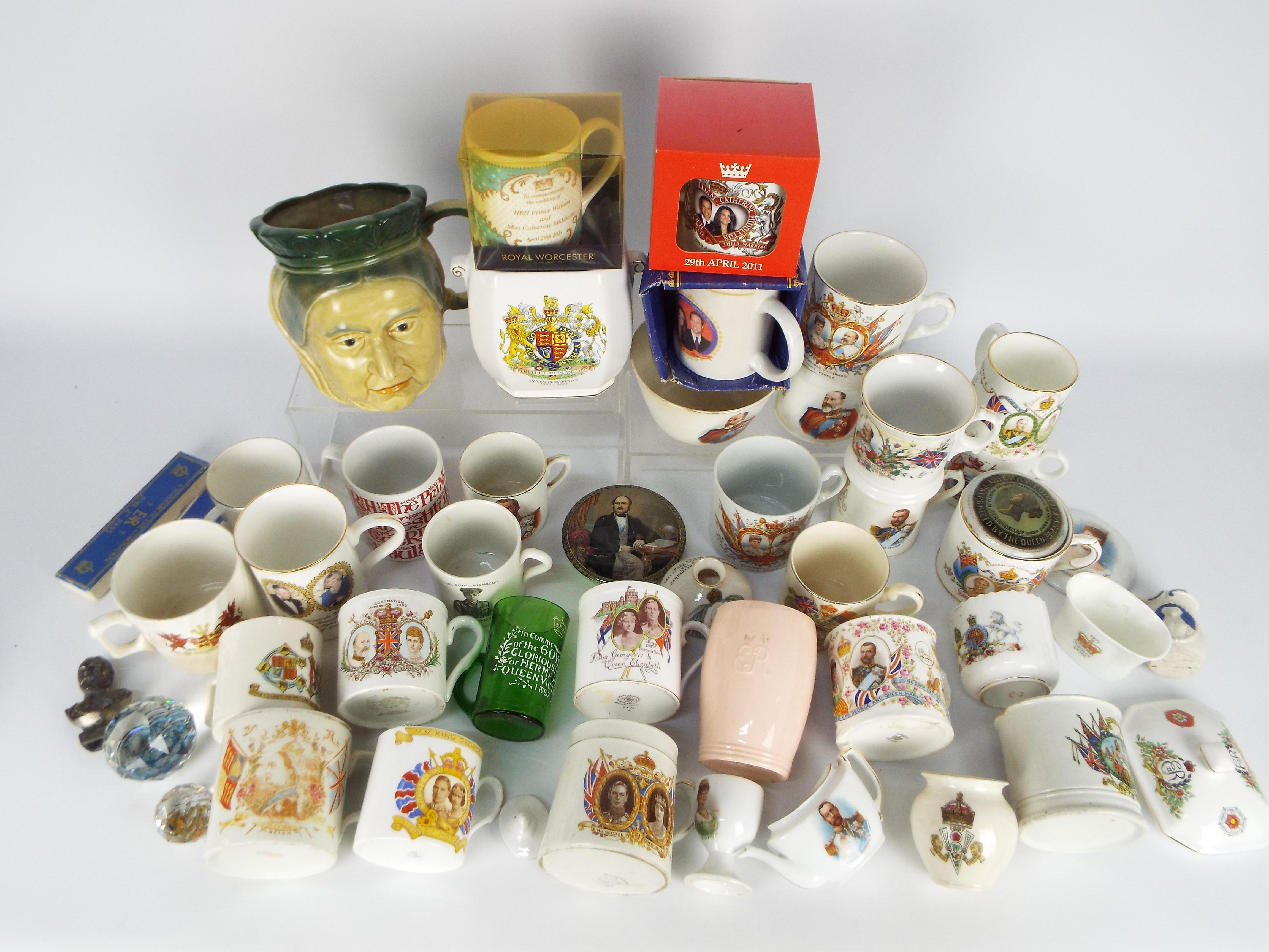 Royal Commemorative Ceramic / Glass Coll