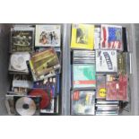 A quantity of various CD's, two boxes. [