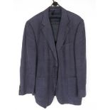 Jaeger - A 44R blue linen single breast