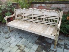 Garden furniture - a three seater bench