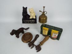 Mixed collectables to include a Joseph Rodgers Bull Head tin opener, another similar,