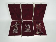 Swarovski - Three boxed SCS Annual Editions figurines Masquerade Series comprising Harlequin,