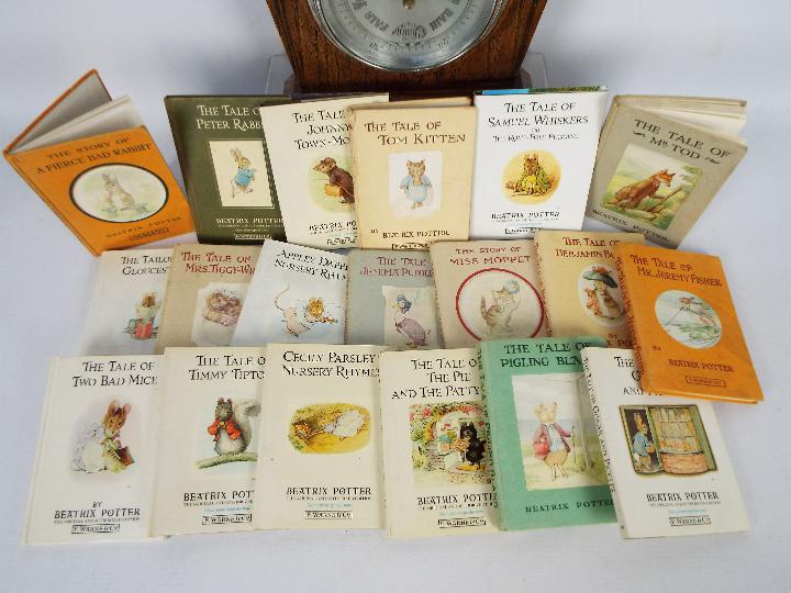 Nineteen Beatrix Potter books and a barometer. - Image 2 of 3