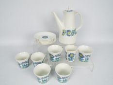 A Figgjo Flint Turi Design Tor Viking coffee service comprising coffee pot,