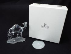 Swarovski - A boxed figurine from the African Wildlife series, Camel (dromedary), with certificate.
