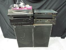 Stereo Equipment - Lot to include a Marantz amplifier and compact disc player,