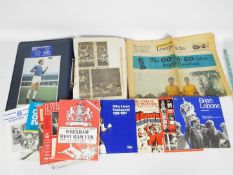 Everton Football Club - A scrapbook relating to Everton Football Club (1960's and 1970's) and a