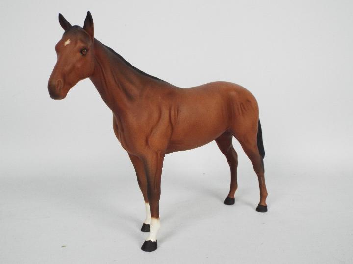 Royal Doulton - a Royal Doulton Adventure racing horse on a plinth (15 cm in height), - Image 3 of 6