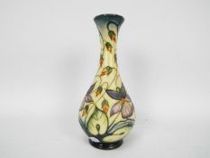 Moorcroft - A Moorcroft Pottery vase decorated in the Sweet Thief pattern by Rachel Bishop,