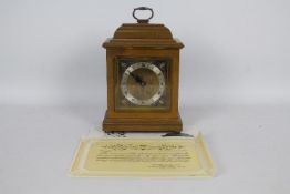 A 20th century Elliott mantel clock marked Garrard & Co Ltd 112 Regent Street London to the dial,
