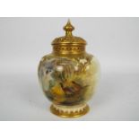 A Royal Worcester pot pourri and cover, # 278/H,