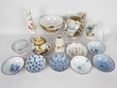 Small collection of ceramics to include Japanese tea wares, Aynsley,