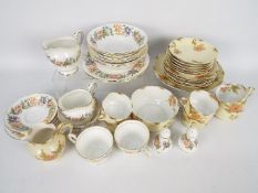 A collection of table wares to include Paragon Country Lane pattern and Limoges.