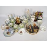 A collection of mixed ceramics to includ