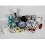 A quantity of mixed ceramics to include