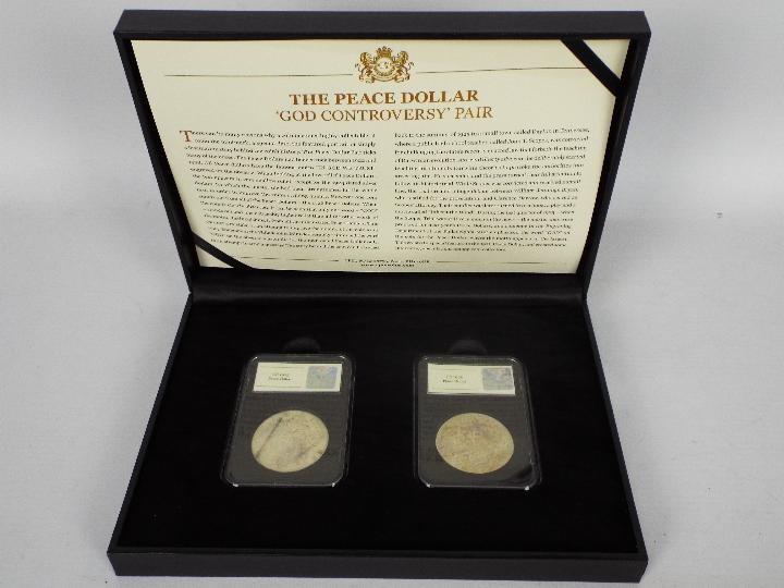 A CPM presentation set, The Peace Dollar