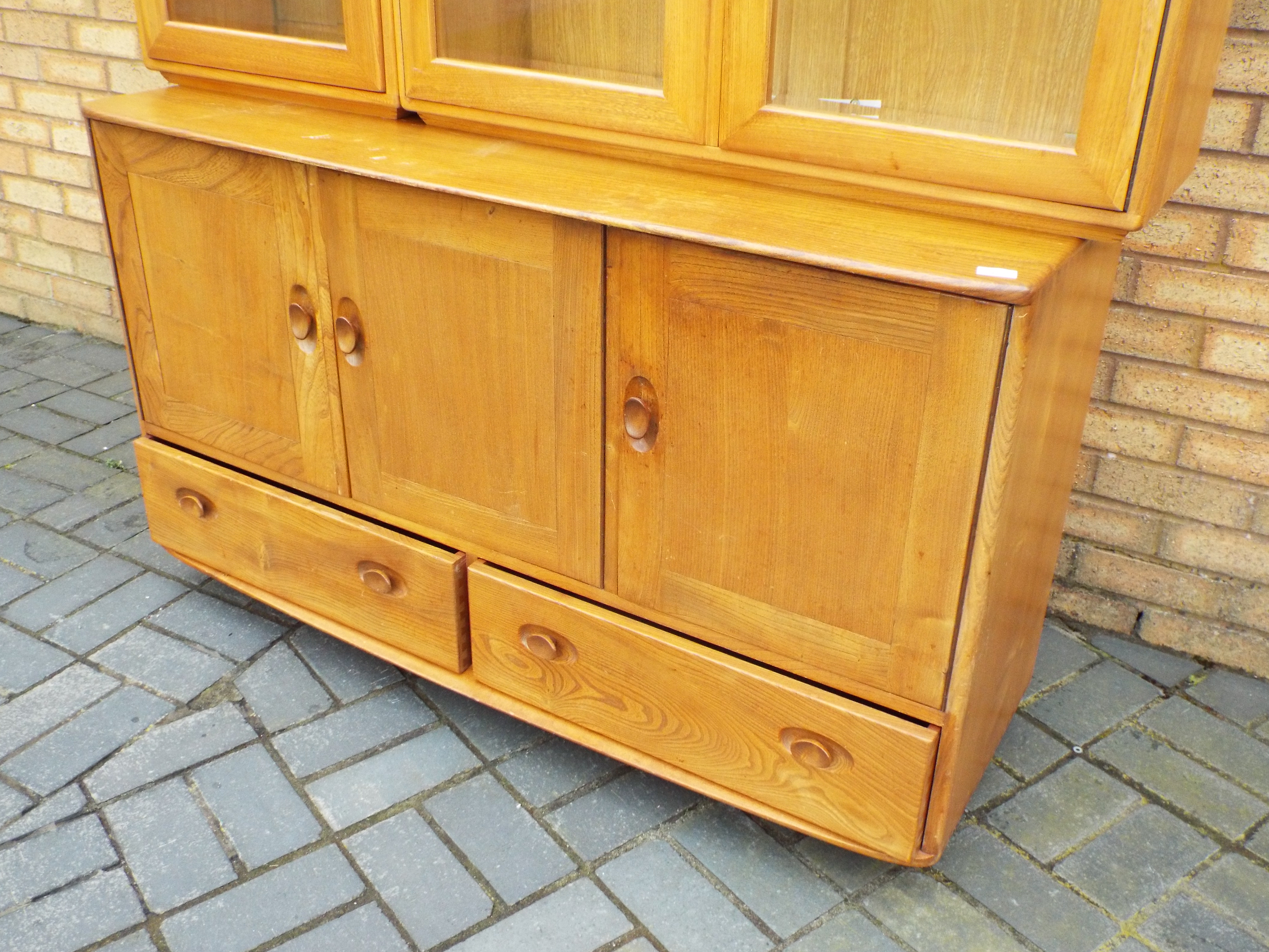 Ercol - A sideboard with upper display cabinet section, - Image 3 of 4