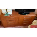 A G-Plan Fresco teak eight drawer chest,