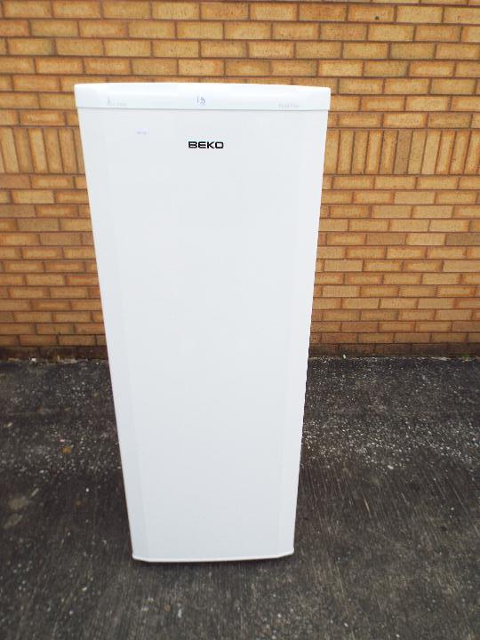 A white Beko freezer, approximately 145 - Image 2 of 2