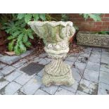 A reconstituted stoneware Bird Bath, (tw