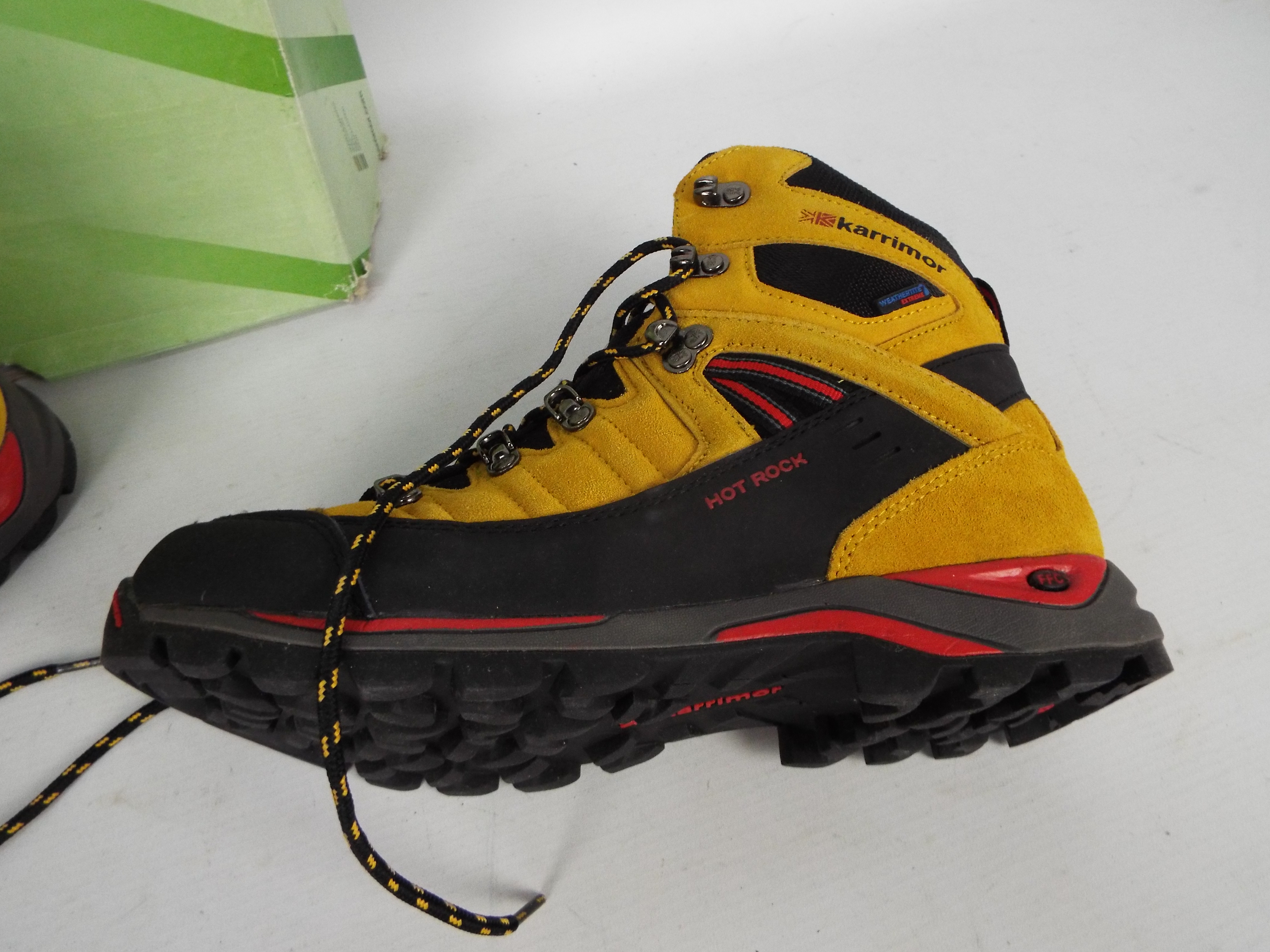 Karrimor Hot Rock Mid III weathertite XTR - a pair of yellowwalking boots, UK size 8. - Image 4 of 4