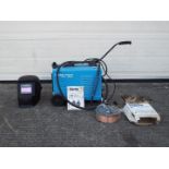 A Clarke weld MIG 150 TE turbo welder with 5kg 0.