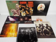 Queen - Ten 12" vinyl records comprising