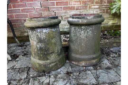 A matched pair of two Chimney Pots,