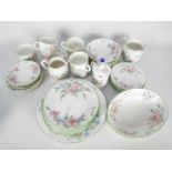 A quantity of Royal Doulton dinner and tea wares in the Carmel pattern.