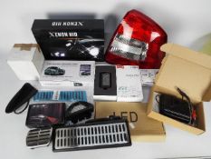 Automotive Parts - Lot to include high intensity discharge lamps, Octavia rear light cluster,
