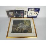 A limited edition print after Stephen Grayford depicting a tiger and cubs,