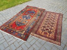 Two carpets / runners, largest approximately 230 cm x 130 cm.