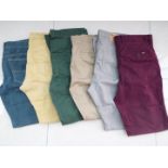 A job lot of Jeans, various colours, Cedarwood, Blue Harbour, Racing Green, 3 off Lee Cooper,