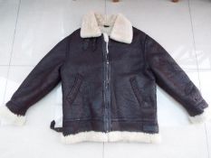 A genuine Sheep Skin Leather jacket, siz