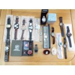 Designer watches - a job lot of 15 watch