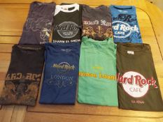 Hard Rock Café - 8 original tee-shirts,