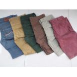 A job lot of Jeans, various colours, Paul Rosen, Lee Cooper, LC Waikiki, Jack & Jones,